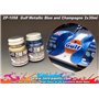 ZP1058 Gulf Metallic Blue and Champagne Paint Set