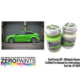 ZP1100 - Ford Focus RS Ultimate Green Paint 2x30ml