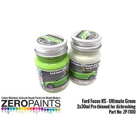 ZP1100 - Ford Focus RS Ultimate Green Paint 2x30ml