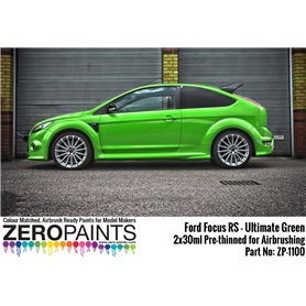 ZP1100 - Ford Focus RS Ultimate Green Paint 2x30ml
