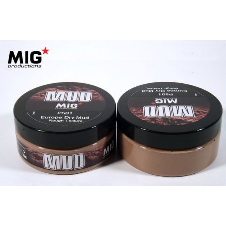 MIG Europe Dry Mud Fine Rough - sucha ziemia gruboziarnista