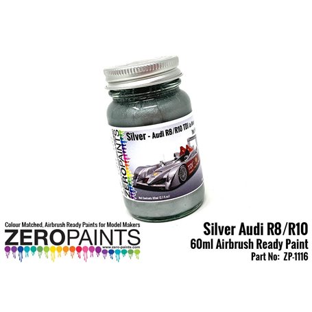 ZP1116 - Audi R8-R10 TDi Silver Le Mans Paint 60ml
