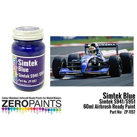 ZP1157 Simtek F1 Blue Paint 60ml