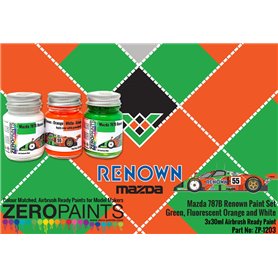 ZP1203 - Mazda 787B Renown Paint Set - 3x30ml