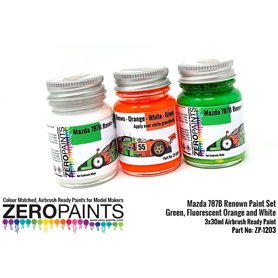 ZP1203 - Mazda 787B Renown Paint Set - 3x30ml