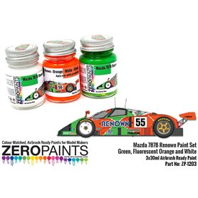 ZP1203 - Mazda 787B Renown Paint Set - 3x30ml