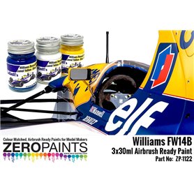 Zero Paints 1122 WILLIAMS FW14B - 3x30ml