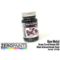 ZP1138 Gun Metal Paint for Braun Tyrrell Honda 020