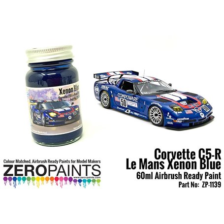 ZP1139 Corvette C5-R Le Mans Xenon Blue P