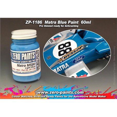 ZP1186 - Matra MS80 Light Blue Paint 60ml