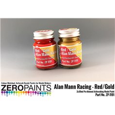 ZP1191 - Alan Mann Racing Paints Red/Gold 2x30ml