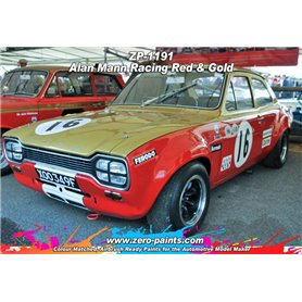 Zero Paints 1191 ALAN MANN RACING PAINTS RED / GOLD - 2x30ml