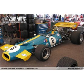 ZP1213 - Brabham BT33 Monaco GP 1970 (Teal) Paint