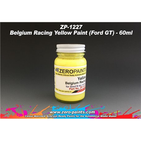 ZP1227 - Belgium Racing Yellow Paint (Ford GT) - 6