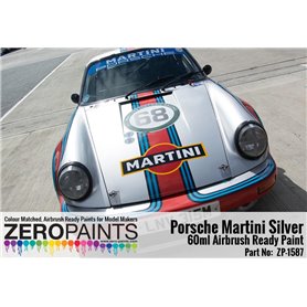 ZP1587 - Porsche 911 Martini Silver Paint 60m
