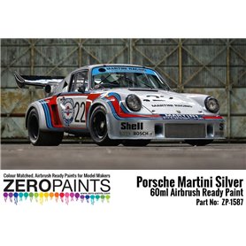 ZP1587 - Porsche 911 Martini Silver Paint 60m