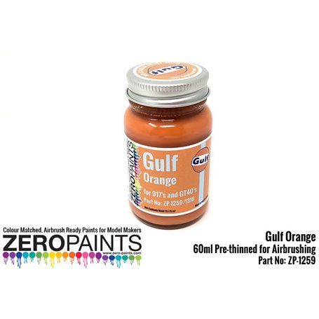 ZP1259 Gulf Orange Paints 60ml