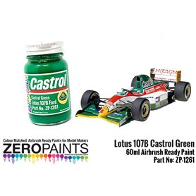 ZP1261 - Lotus 107B Castrol Green Paint 60ml
