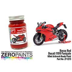 Zero Paints 1273 ROSSO RED PAINT FOR DUCATI 1199 PANIGALE S - 60ml