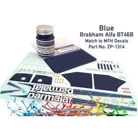ZP1314 - Brabham Alfa BT46B Blue Paint 30ml\t