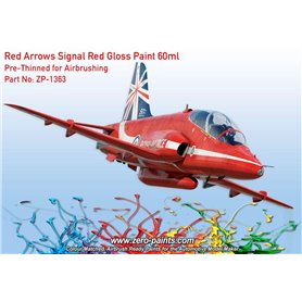 Zero Paints 1363 RED ARROWS - SIGNAL RED GLOSS - 60ml