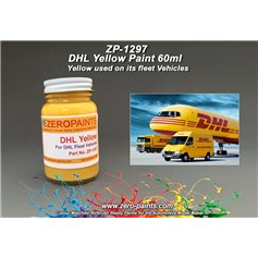 Zero Paints 1297 DHL YELLOW PAINT - 60ml