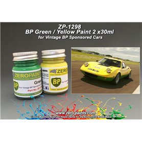 ZP1298 - BP Green and Yellow Paints - 2x30ml\t