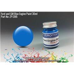 Zero Paints 1395 FORD AND GM BLUE ENGINE - 30ml