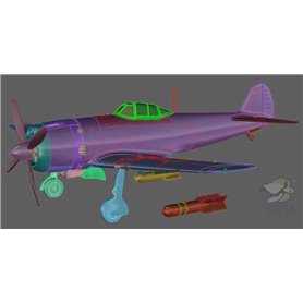 Arma Hobby 70051 Nakajima KI-84 Hayate Expert Set