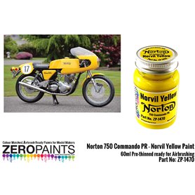 ZP1470 Norton 750 Commando PR - Norvil Yellow Pain