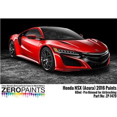 Zero Paints 1479 HONDA NSX ACURA 2016 CURVA RED - 60ml