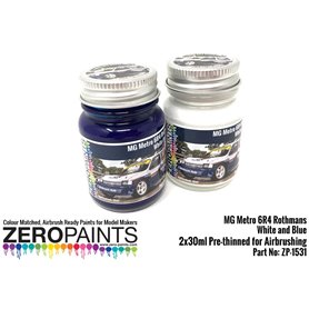 ZP1531 - MG Metro 6R4 Rothmans - White and Blue Pa