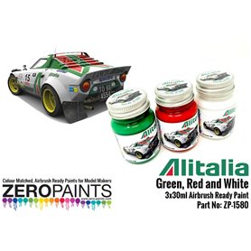 ZP1580 - Alitalia (Lancia) Green, Red and White Pa