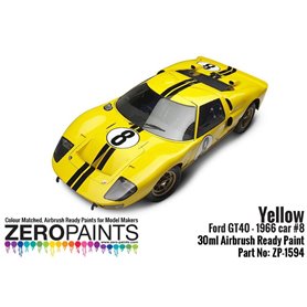 ZP1594 - Ford GT40 - 1966 Car 8 Yellow Paint 30ml