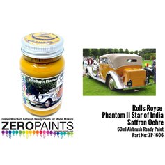 Zero Paints 1606 ROLLS ROYCE PHANTOM II STAR OF INDIA SAFFRON OCHRE- 60ml
