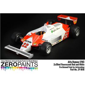 ZP1616 - Alfa Romeo 179 Bright Red and White Paint