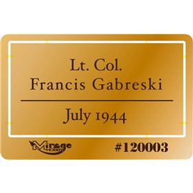 Mirage 120003 200mm  LT.Col.Francis Gabreski July 1944