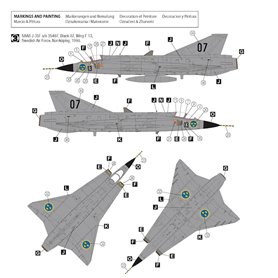 Hobby 2000 72055 Saab J-35F Draken