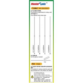 Trumpeter MASTER TOOLS 09935 20CM BRASS PIPE - 8szt.
