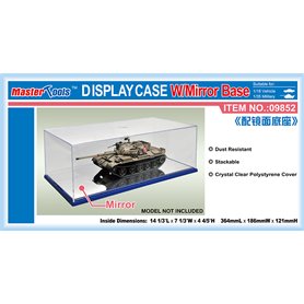 Trumpeter-Master Tools 09852 Dispaly case w/mirror 364x186x121mm WxL