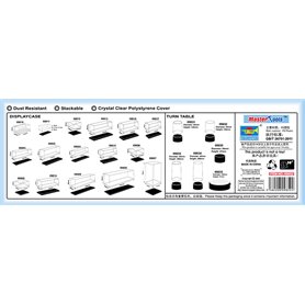 Trumpeter-Master Tools 09852 Dispaly case w/mirror 364x186x121mm WxL
