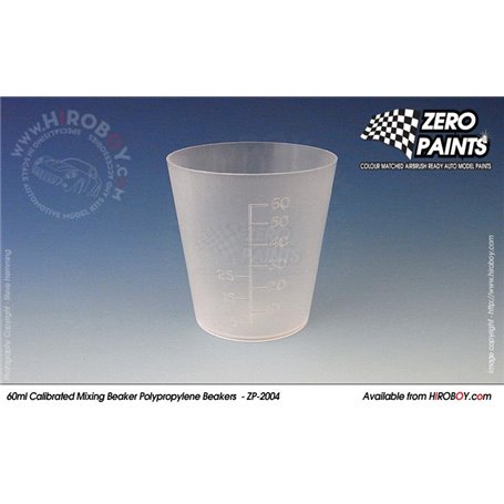 ZP2004 - 60ml Calibrated Measuring/Mixing Beakers