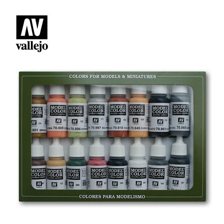 VALLEJO Paints set MODEL COLOR / WWII GERMAN 
