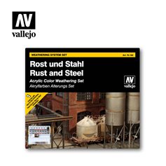 Vallejo Paints set MODEL COLOR / RUST AND STEEL 