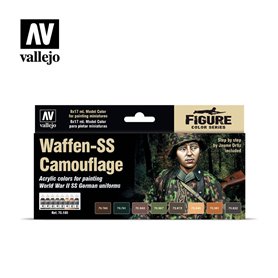 Vallejo Zestaw farb MODEL COLOR / WAFFEN SS CAMOUFLAGE COLORS
