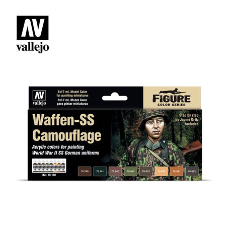 Vallejo Zestaw farb MODEL COLOR / WAFFEN SS CAMOUFLAGE COLORS