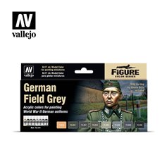 Vallejo 70181 Zestaw farb MODEL COLOR - GERMAN FIELD GREY