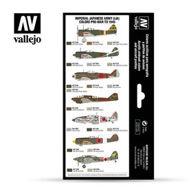 Vallejo MODEL AIR / IMPERIAL JAPANESE ARMY COLORS / PRE-WAR TO 1945 