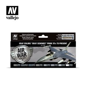 Vallejo Zestaw farb MODEL AIR / USAF GREY SCHEMES