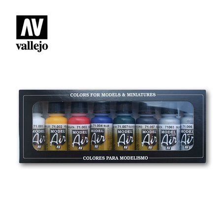 Valleho Paints set MODEL AIR - BASIC COLORS 